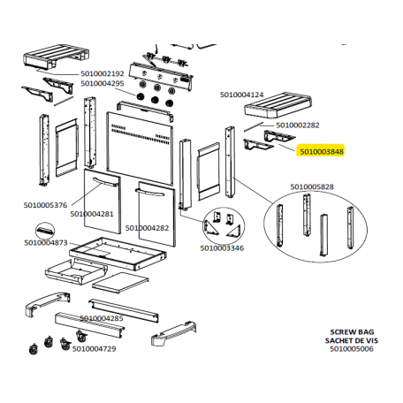 Campingaz supports D&R étagère 3&4 series CL WLD/Masters 5010003848
