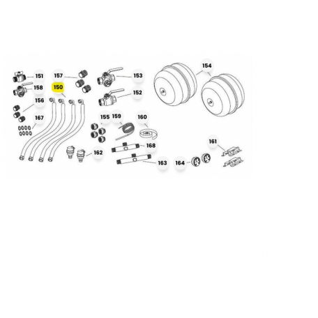 Flexible L 800 mm chaudière et PAC Atlantic 132246