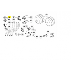 Vanne à sphère 565 mm1 papillon chaudière et PAC Atlantic 188247