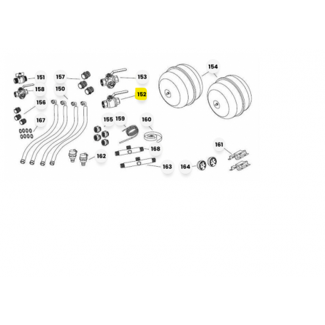 Vanne à sphère FF 1"1/4 rouge chaudière et PAC Atlantic 188192