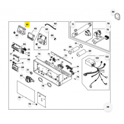 Support afficheur chaudière et PAC Atlantic 175063