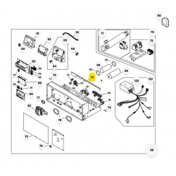 Supplément derrière tableau de bord chaudière et PAC Atlantic 204208
