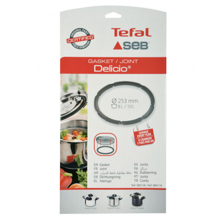 980158 - Joint pour autocuiseur inox Seb Delicio - 8/10L